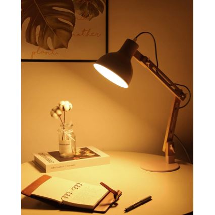 Candeeiro de mesa 1xE27/40W/230V rosa