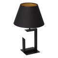 Candeeiro de mesa 1xE27/60W/230V 45 cm preto/dourado