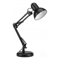 Candeeiro de mesa 2 em 1 com clipe 1xE27/60W/230V preto