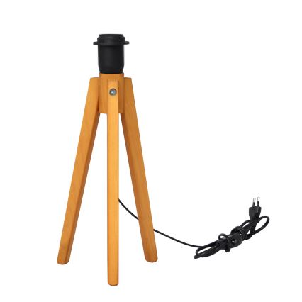 Candeeiro de mesa ALBA 1xE27/15W/230V preto/carvalho