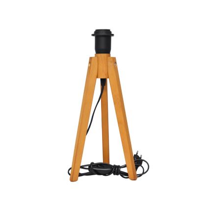 Candeeiro de mesa ALBA 1xE27/15W/230V preto/dourado/carvalho