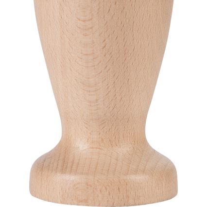 Candeeiro de mesa AMFORA 1xE27/60W/230V bege/faia