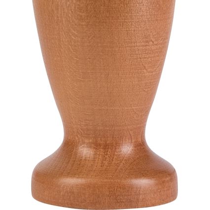 Candeeiro de mesa AMFORA 1xE27/60W/230V castanho/faia