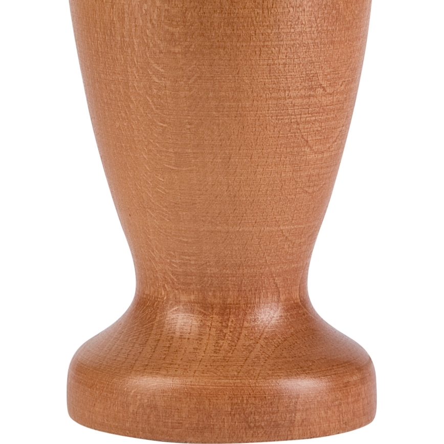 Candeeiro de mesa AMFORA 1xE27/60W/230V castanho/faia