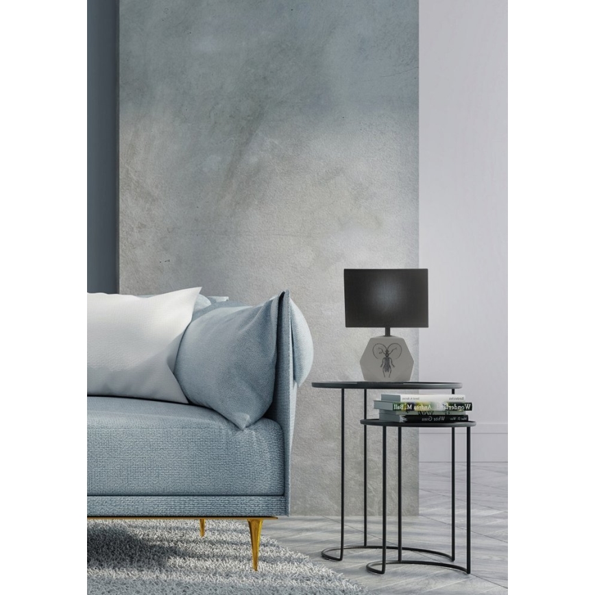 Candeeiro de mesa ANIMI 1xE14/40W/230V cinzento