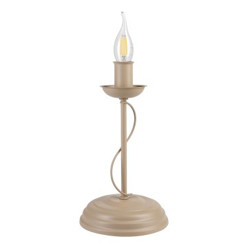 Candeeiro de mesa ANTON 1xE14/60W/230V bege