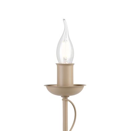 Candeeiro de mesa ANTON 1xE14/60W/230V bege