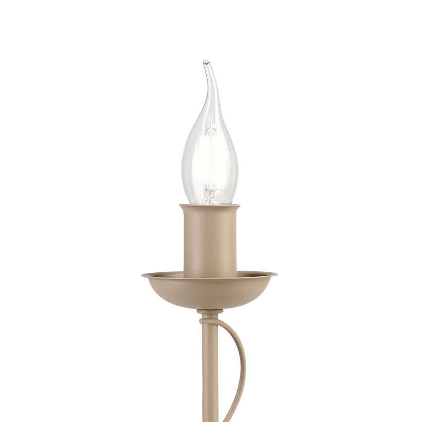 Candeeiro de mesa ANTON 1xE14/60W/230V bege
