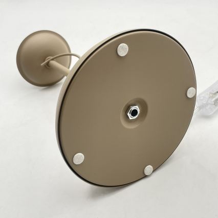 Candeeiro de mesa ANTON 1xE14/60W/230V bege