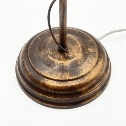Candeeiro de mesa ANTON 1xE14/60W/230V bronze