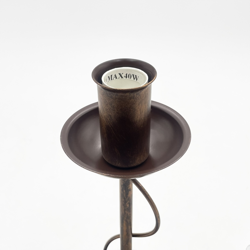 Candeeiro de mesa ANTON 1xE14/60W/230V bronze