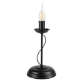 Candeeiro de mesa ANTON 1xE14/60W/230V preto