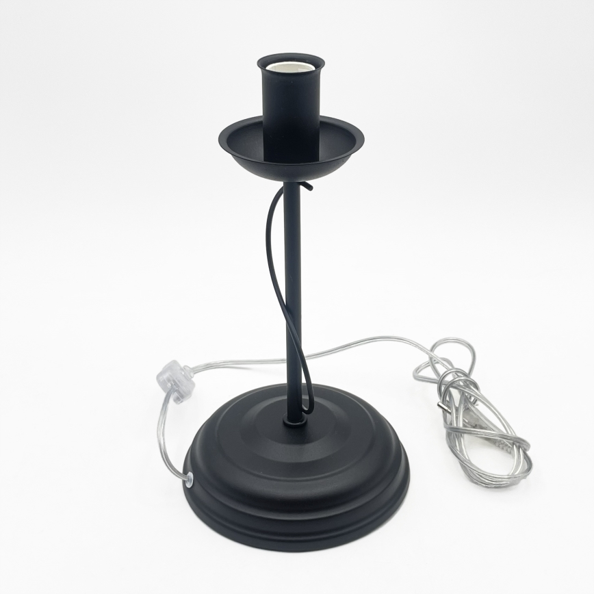 Candeeiro de mesa ANTON 1xE14/60W/230V preto