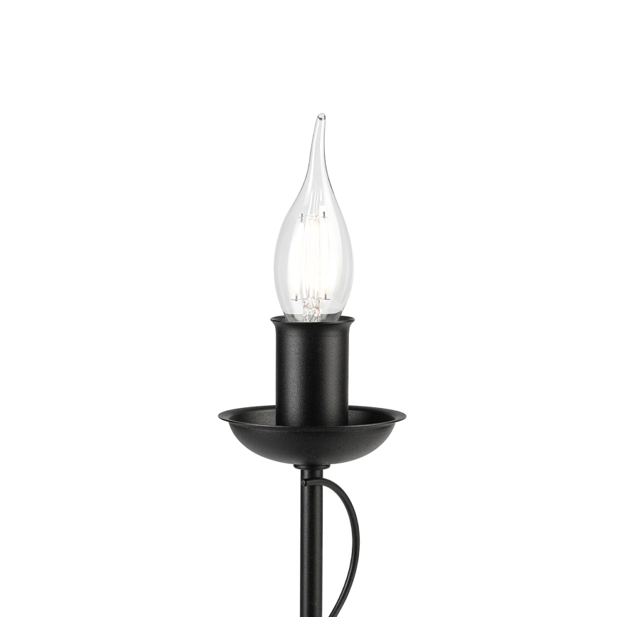 Candeeiro de mesa ANTON 1xE14/60W/230V preto