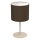 Candeeiro de mesa ARDEN 1xE27/15W/230V bege/castanha