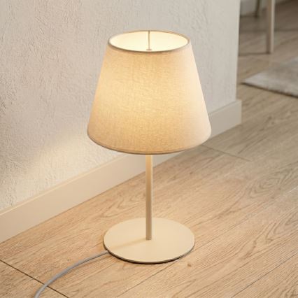 Candeeiro de mesa ARDEN 1xE27/15W/230V bege