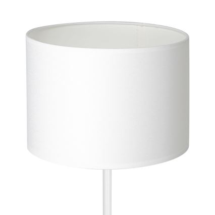 Candeeiro de mesa ARDEN 1xE27/60W/230V diâmetro 25 cm branco