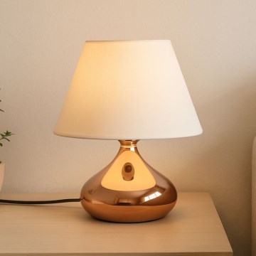 Candeeiro de mesa ASPARAGUS 1xE27/40W/230V cobre