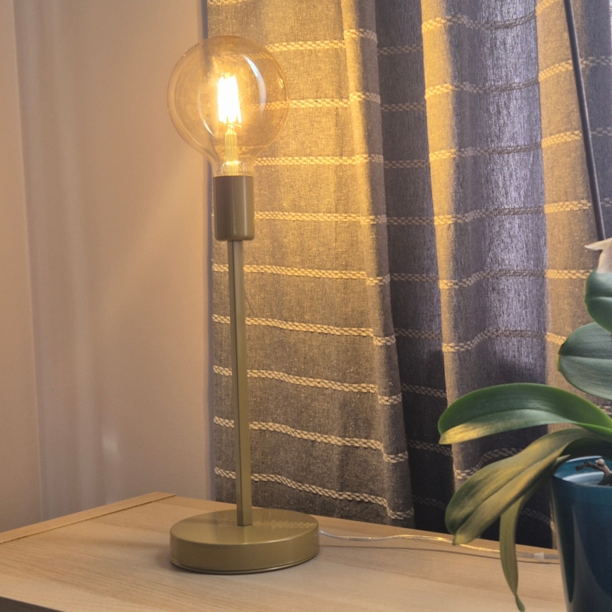 Candeeiro de mesa ASTRID 1xE27/60W/230V dourado