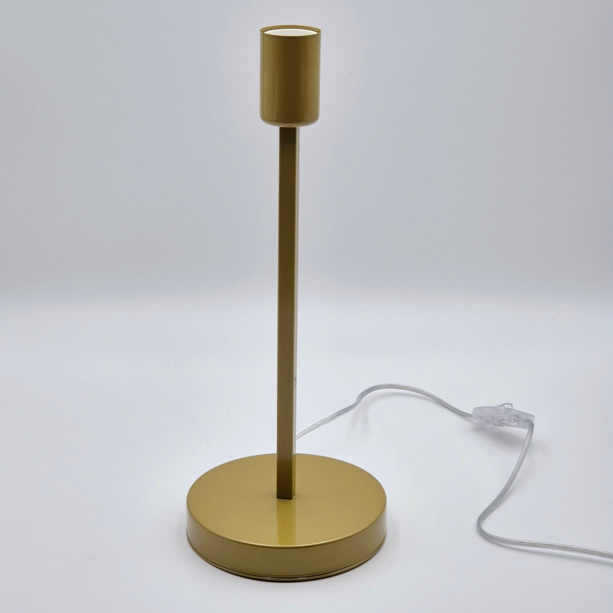 Candeeiro de mesa ASTRID 1xE27/60W/230V dourado