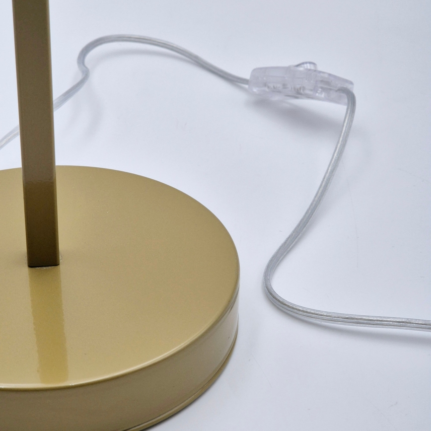 Candeeiro de mesa ASTRID 1xE27/60W/230V dourado
