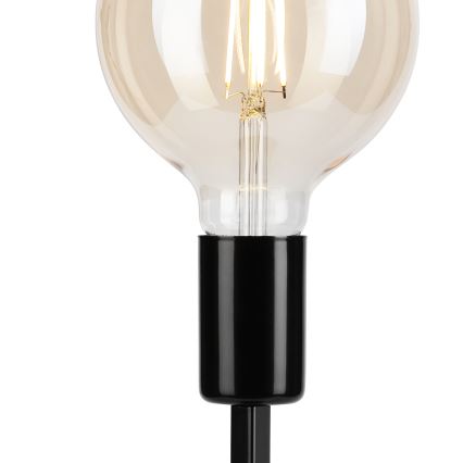 Candeeiro de mesa ASTRID 1xE27/60W/230V preto brilhante