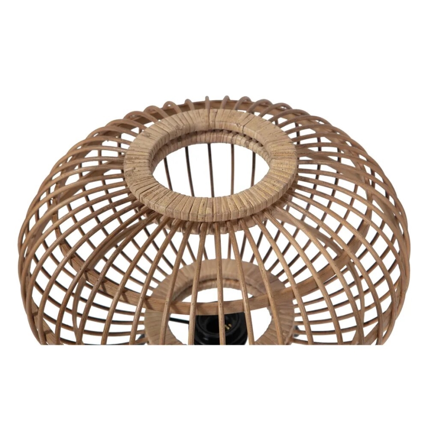 Candeeiro de mesa BASICLABEL 1xE27/40W/230V bambu