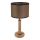 Candeeiro de mesa BENITA 1xE27/60W/230V 48 cm castanho/carvalho