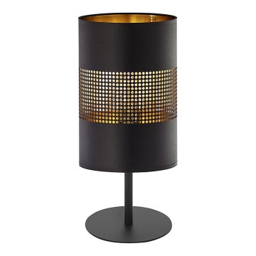 Candeeiro de mesa BOGART 1xE27/15W/230V preto/dourado