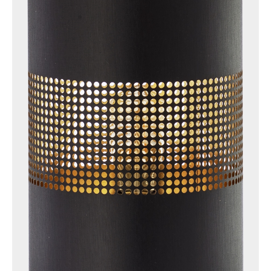 Candeeiro de mesa BOGART 1xE27/15W/230V preto/dourado