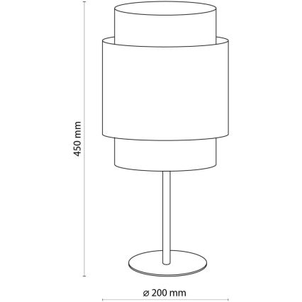 Candeeiro de mesa BOHO 1xE27/15W/230V preto/rattan