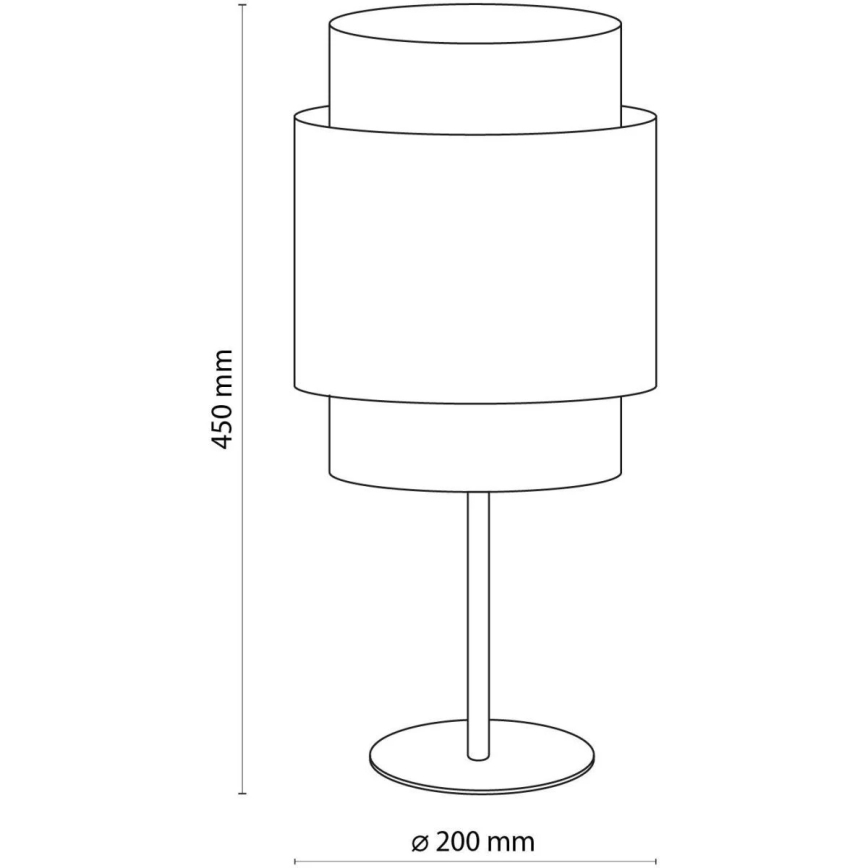 Candeeiro de mesa BOHO 1xE27/15W/230V preto/rattan