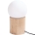 Candeeiro de mesa BOOMO 1xG9/8W/230V faia