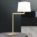 Candeeiro de mesa CARLTON 1xE27/40W/230V branco/dourado