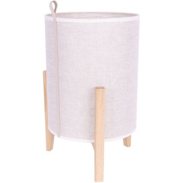 Candeeiro de mesa CASIOPEA 1xE27/40W/230V 40 cm carvalho