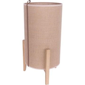 Candeeiro de mesa CASIOPEA 1xE27/40W/230V 50 cm carvalho