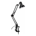 Candeeiro de mesa com clipe 1xE27/60W/230V preto
