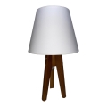 Candeeiro de mesa CONE 1xE27/60W/230V carvalho branco