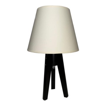 Candeeiro de mesa CONE 1xE27/60W/230V wenge creme