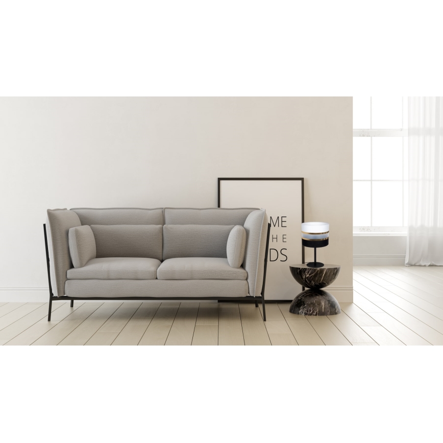 Candeeiro de mesa CORAL 1xE27/60W/230V preto