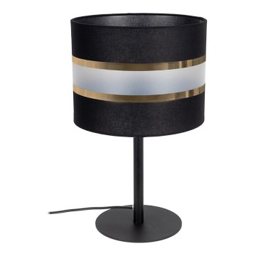 Candeeiro de mesa CORAL 1xE27/60W/230V preto