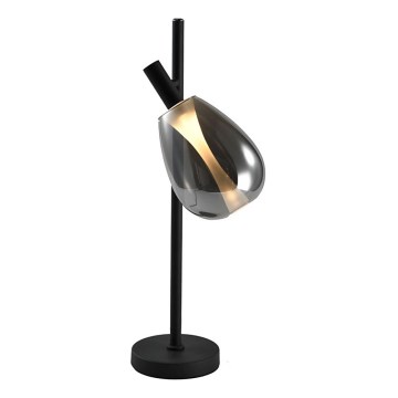 Candeeiro de mesa DENSO 1xG9/5W/230V, acabamento cromado preto