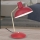 Candeeiro de mesa FEDRA 1xE14/40W/230V vermelho/latão