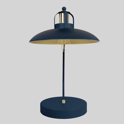 Candeeiro de mesa FELIX 1xE27/60W/230V azul