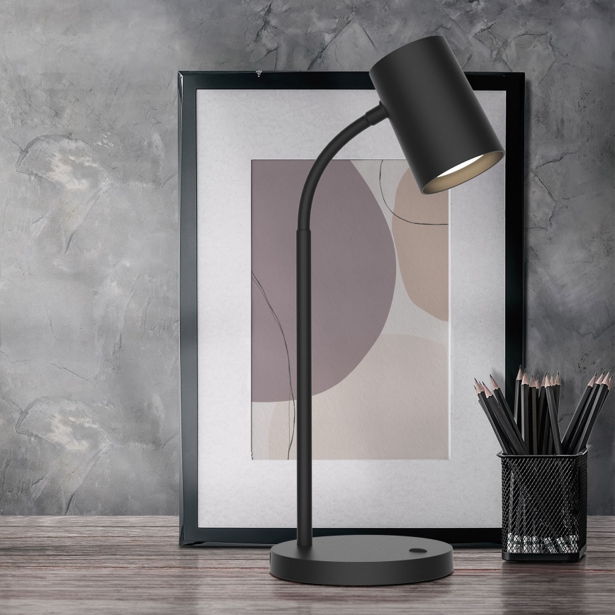 Candeeiro de mesa FELIX 1xGU10/9W/230V preto