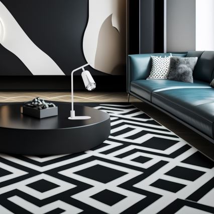 Candeeiro de mesa FLOR 1xGU10/8W/230V branco