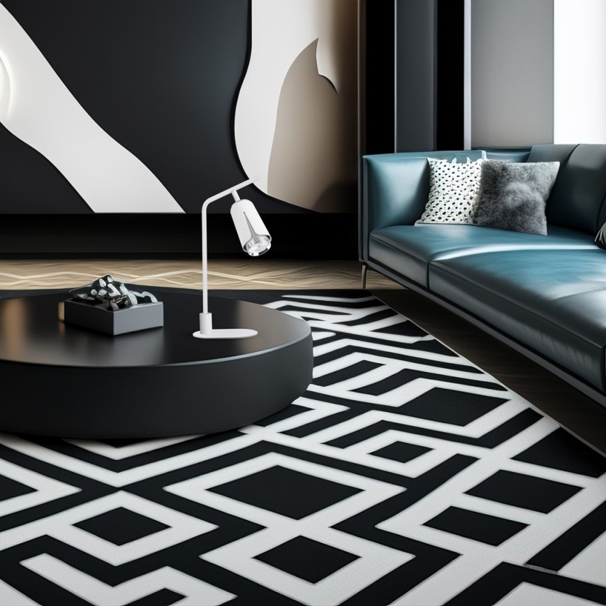 Candeeiro de mesa FLOR 1xGU10/8W/230V branco