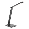 Candeeiro de mesa fosco com visor LED LED/9W/230V preto antigo