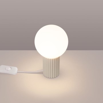 Candeeiro de mesa HALO 1xG9/8W/230V diâmetro 12 cm creme