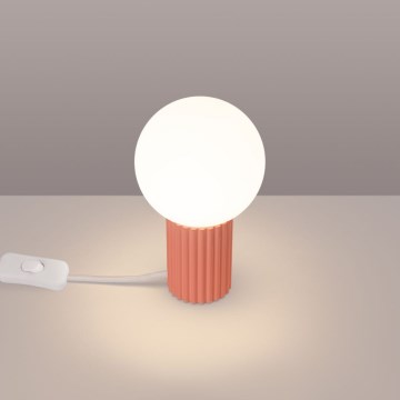 Candeeiro de mesa HALO 1xG9/8W/230V diâmetro 12 cm rosa